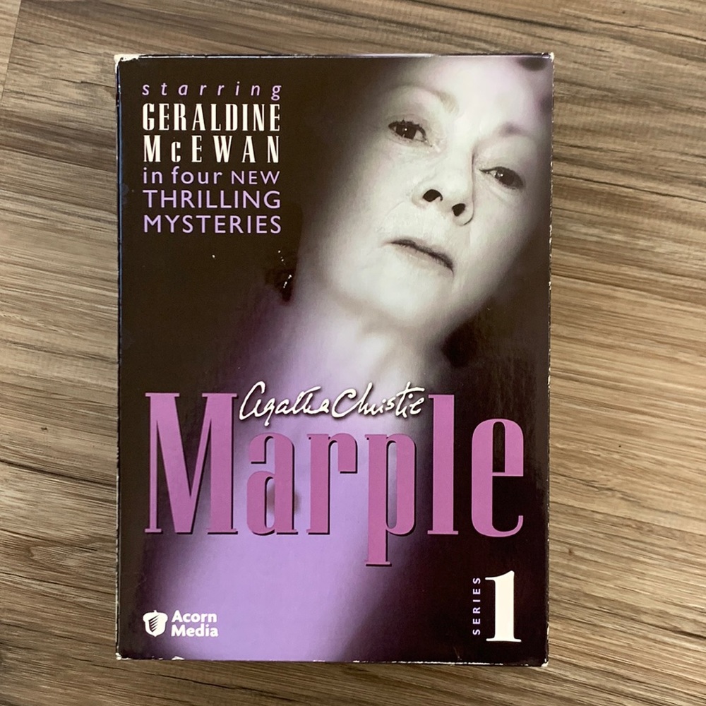 Agatha Christie Marple: Series 1 DVD Box Set Thrilling PBS Mystery Movie